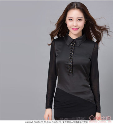 时尚与品质的交织 2016秋装新款网纱打底衫深度解析